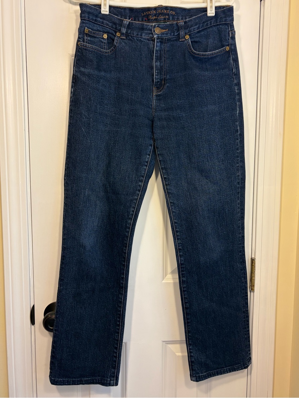 Lauren Ralph Lauren Classic Straight Jeans | Women’s Size 6 | Dark Wash Stretch